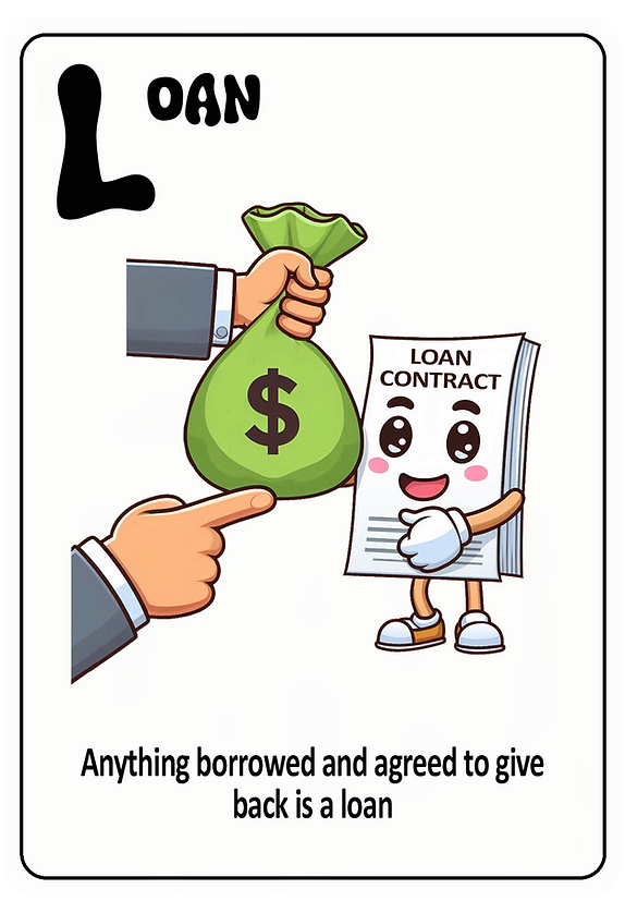 Loan — anything borrowed and agreed to give back