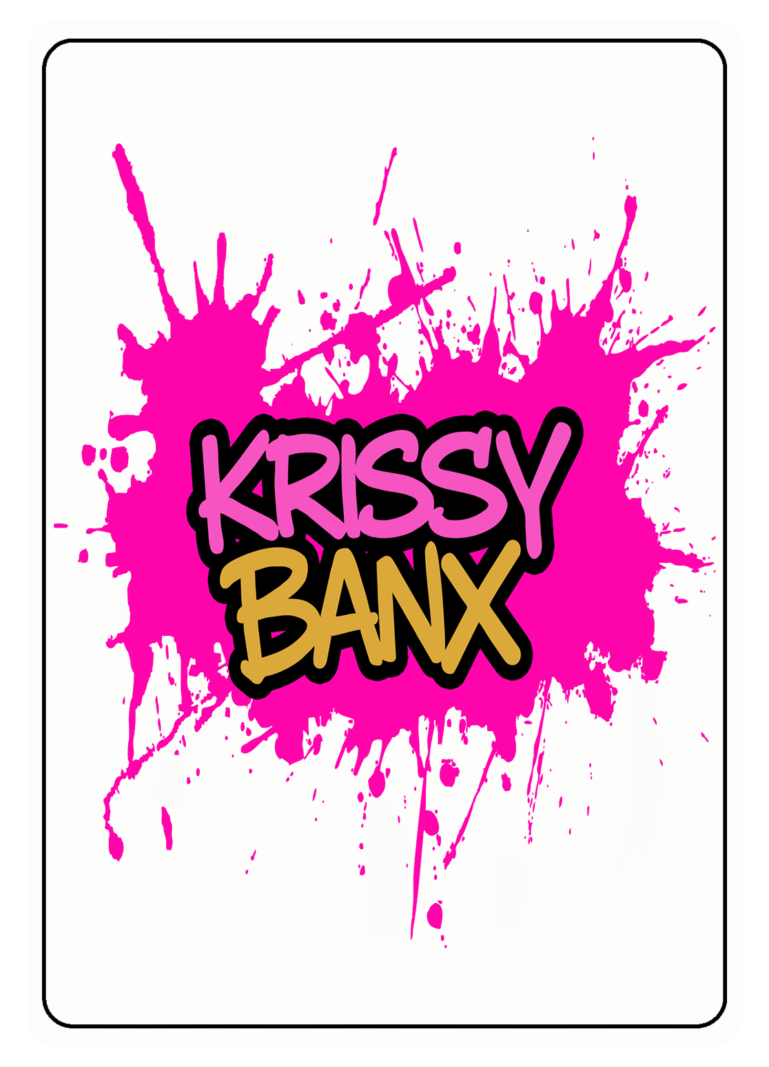 Krissy Banx flash card