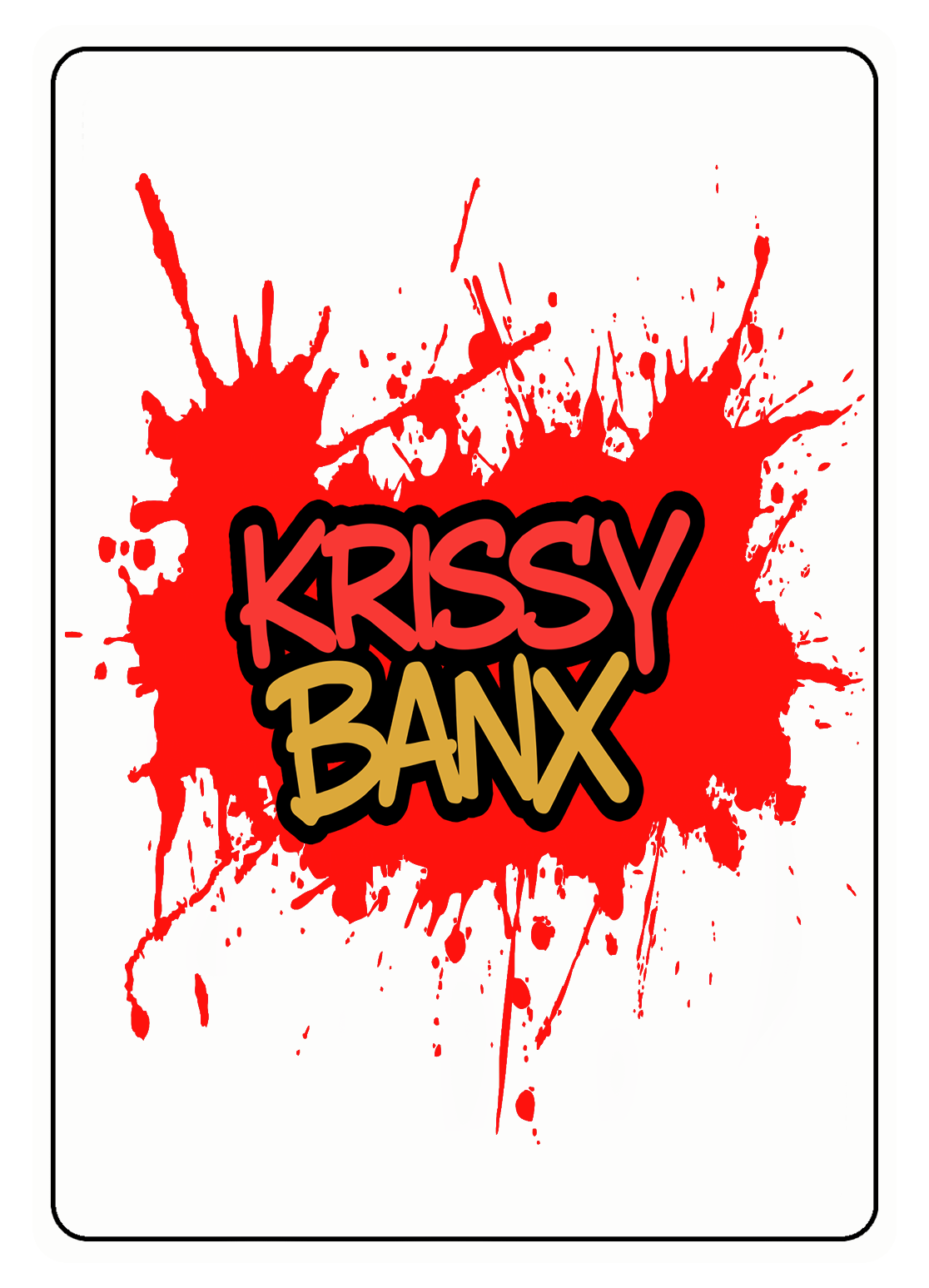Krissy Banx flash card